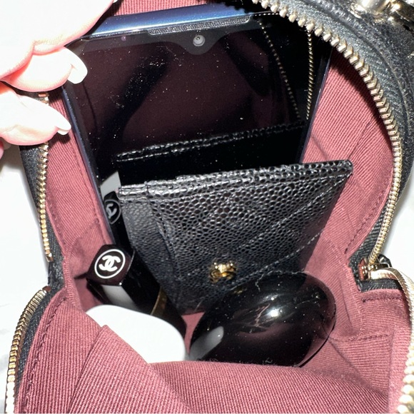 ❌SOLD ELSEWHERE❌ CHANEL NEW Mini Classic Backpack/Crossbody Black Caviar Leather - Picture 11 of 17